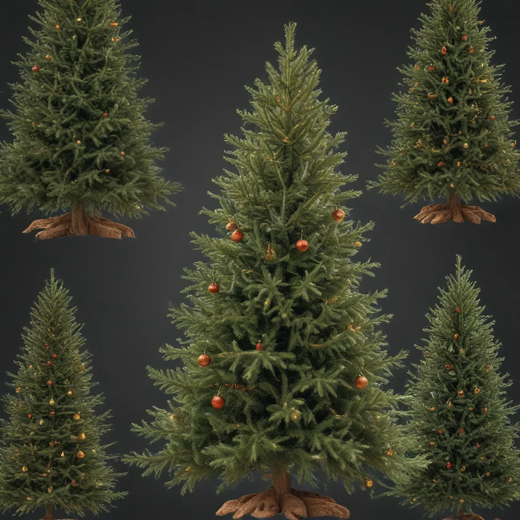 christmas trees transparent background
