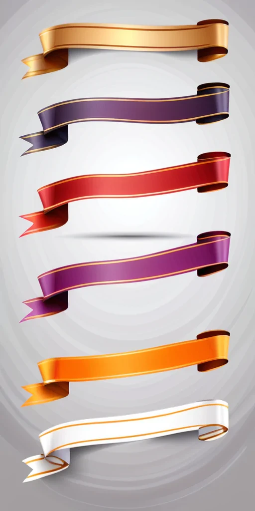 ribbon banners