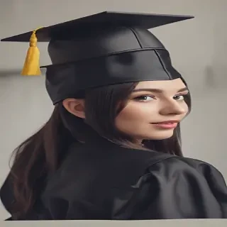 grad hat png
