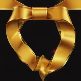 gold ribbon clipart