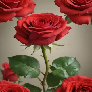 image of a red rose