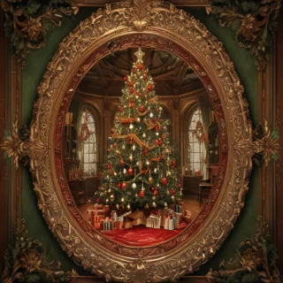 vintage merry christmas image