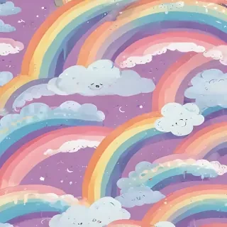 cute rainbow backgrounds