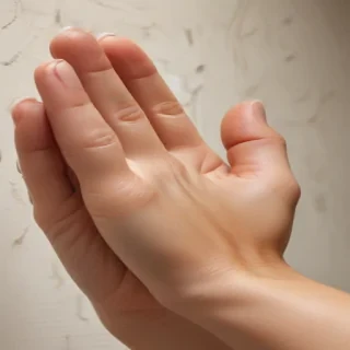 praying hands transparent