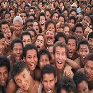 crowded png