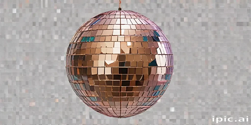 transparent background disco ball png