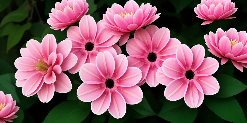 pink flowers png
