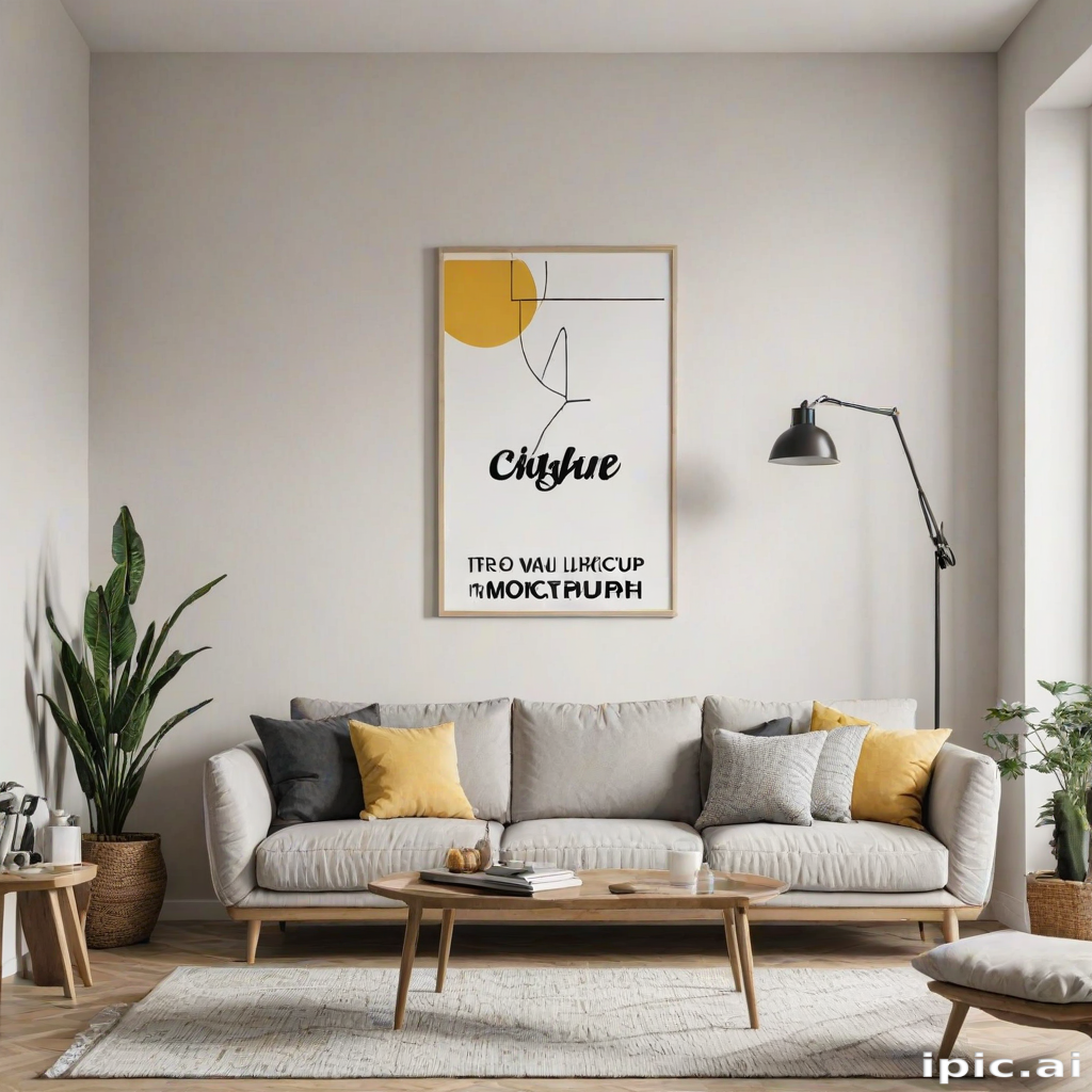 free wall art mockup