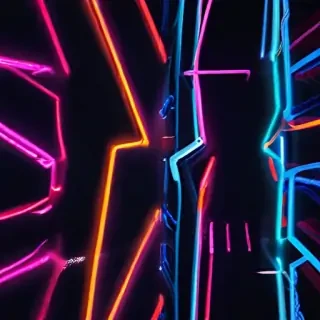 neon back ground