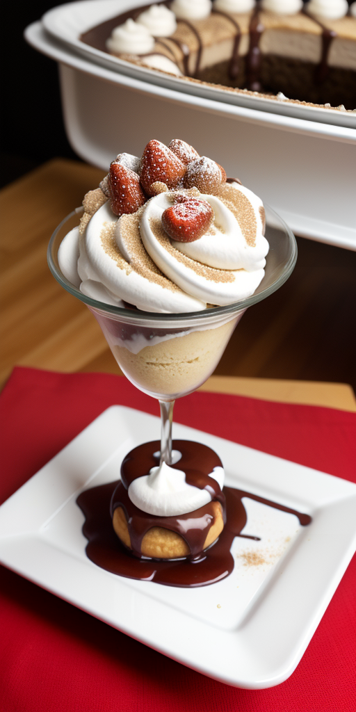 diner dessert topped with a scoop