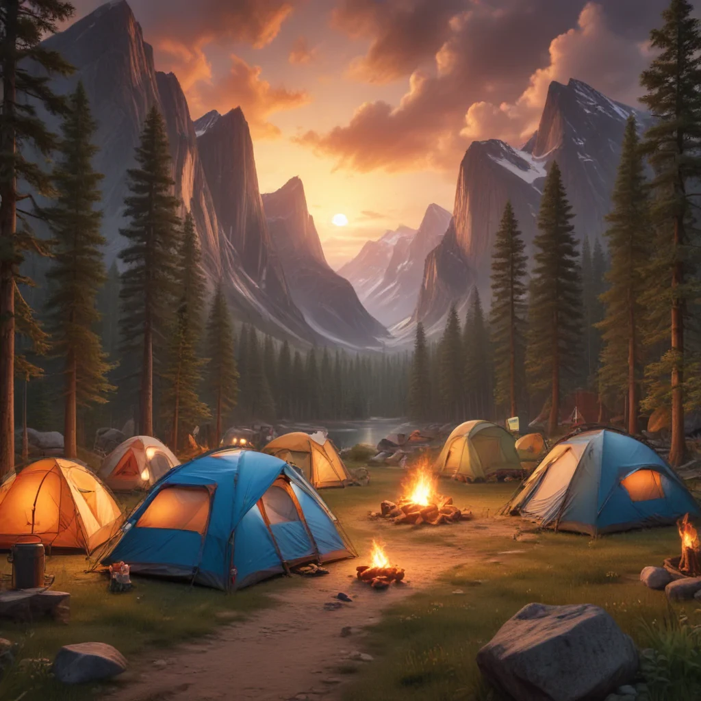 camping background