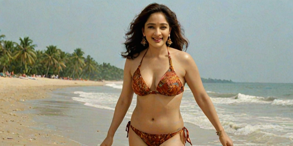 madhuri dixit in bikini