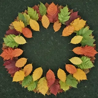 leaf circle