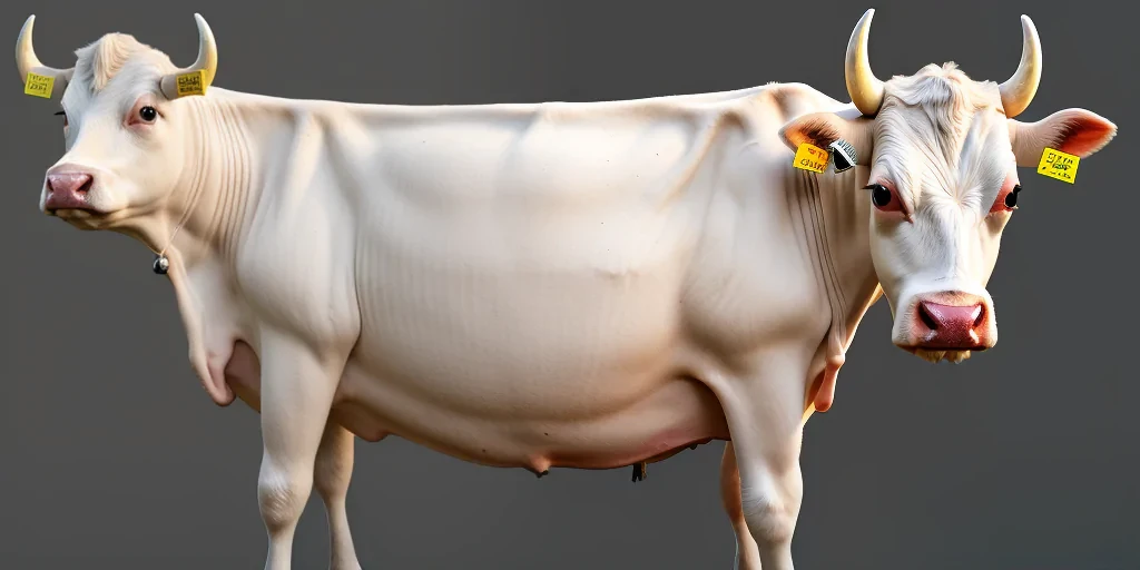 transparent cow