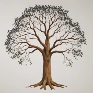 tree drawing png