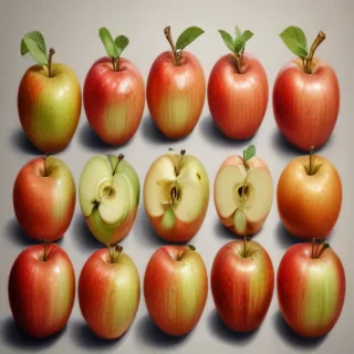 drawings of apples