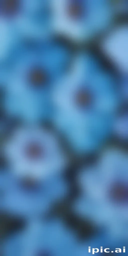 background blue flower wallpaper