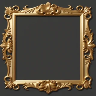gold frame png transparent
