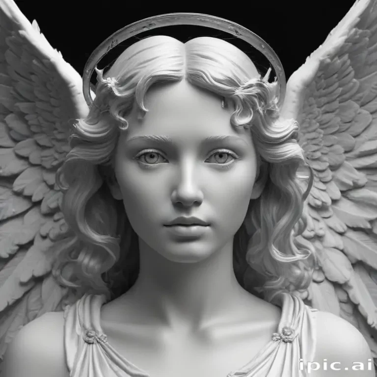 angel clip art black and white