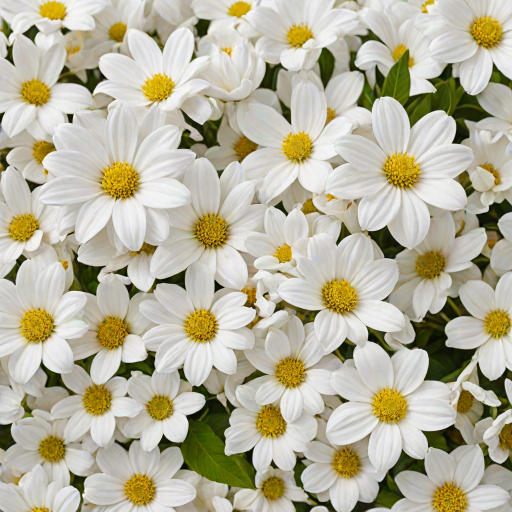 white flowers png transparent