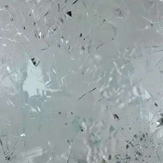 broken glass overlay