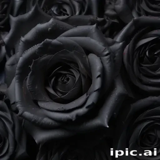 black roses background
