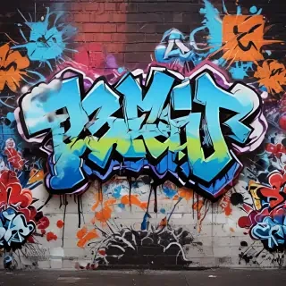 graffiti art background