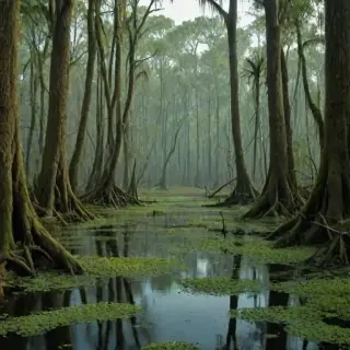 swamp background