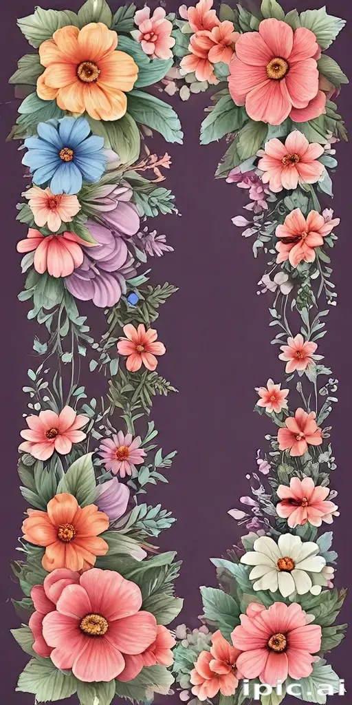 clipart borders flowers
