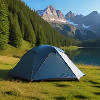 camping background pic