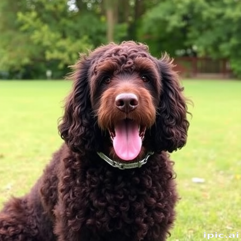 irish water spaniel