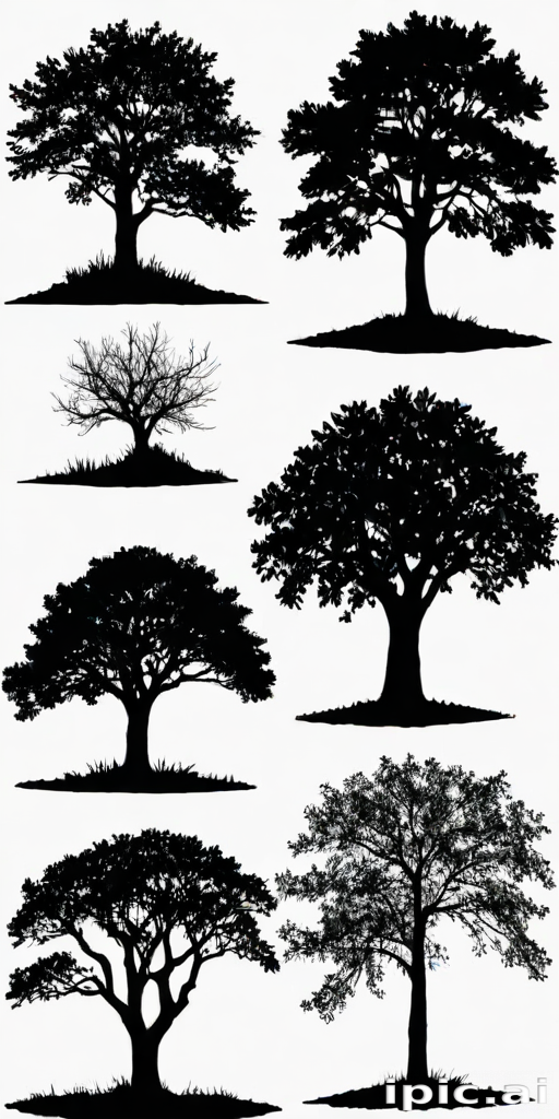 trees silhouette png