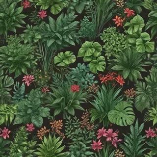 plants no background