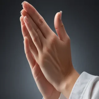 praying hands transparent background