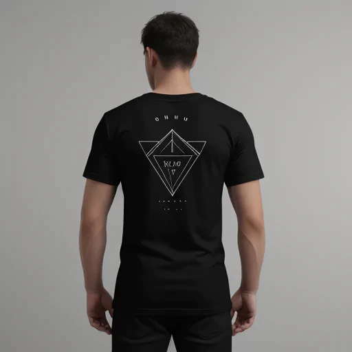 black tshirt mockup
