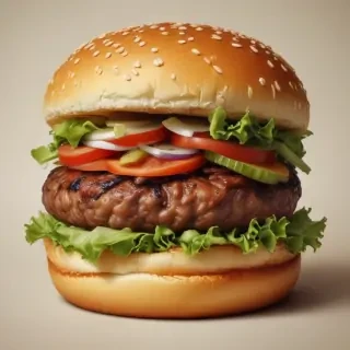 hamburger drawing