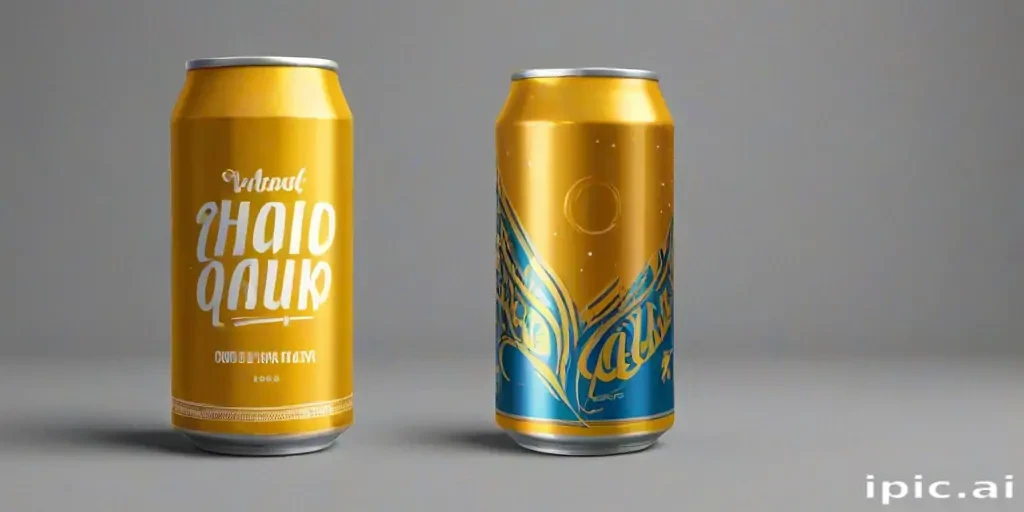 beer can mockup