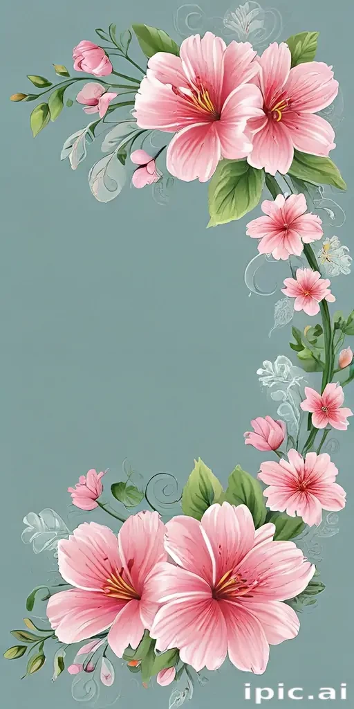 clipart borders flowers
