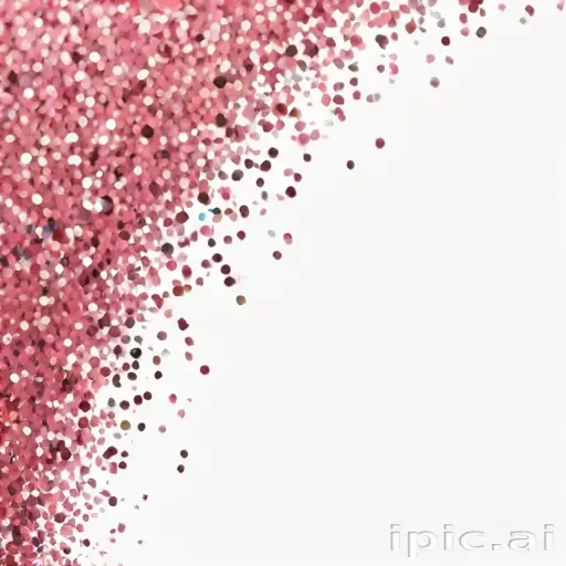 transparent background glitter