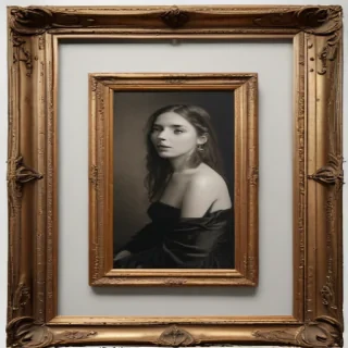 transparent photo frame