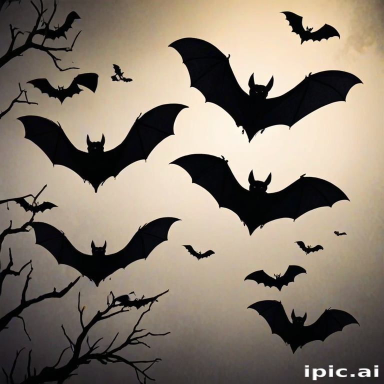 pictures of halloween bats