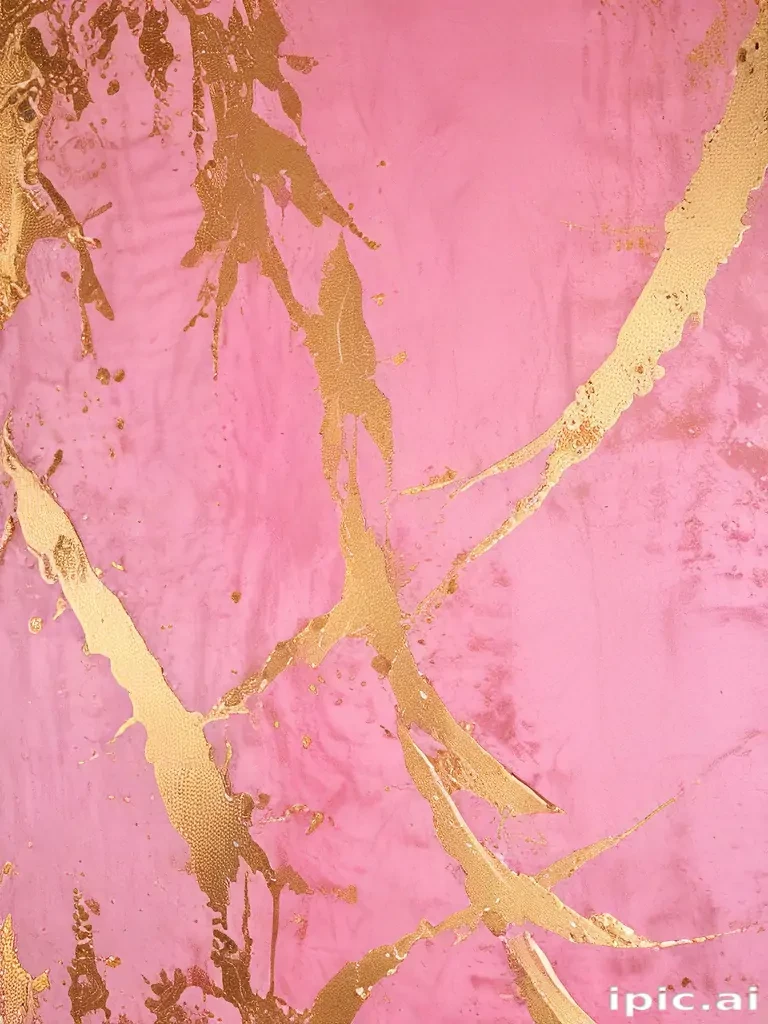 pink and gold background