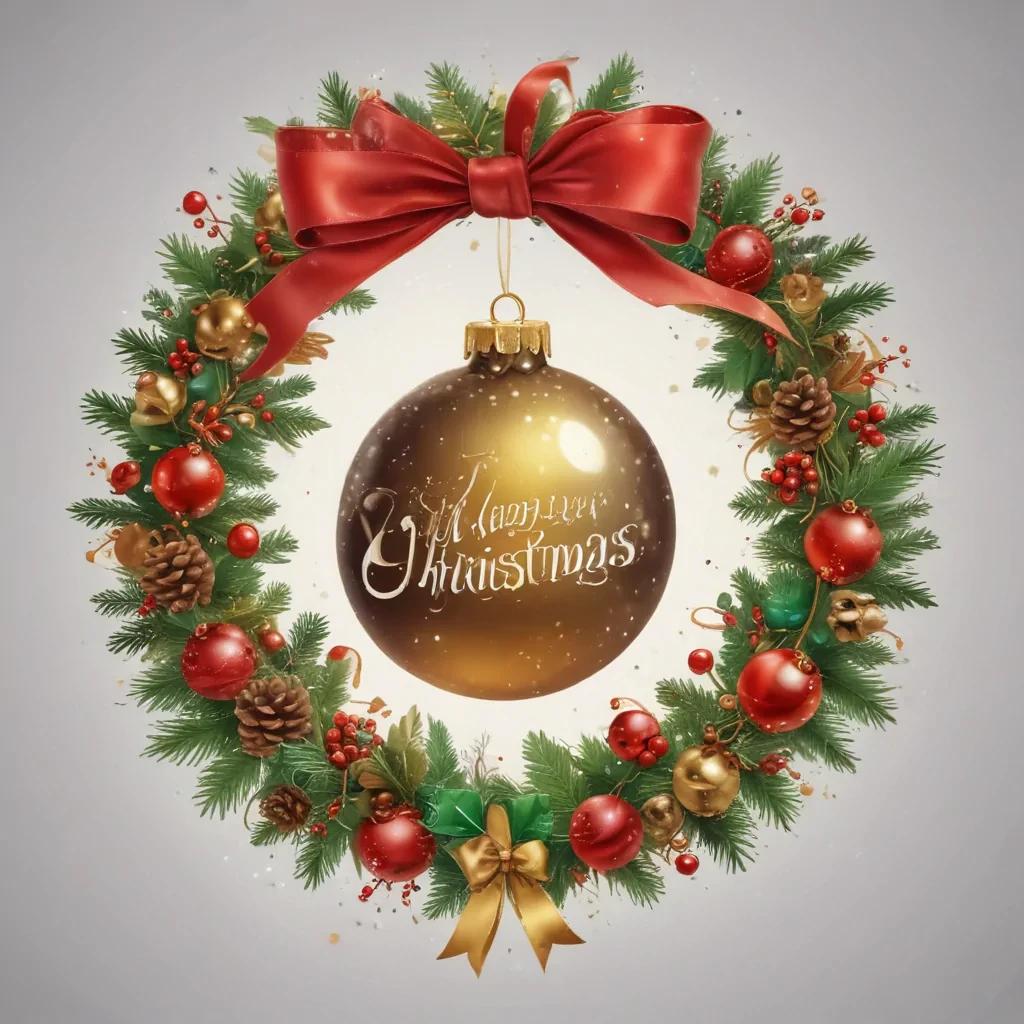 merry christmas clipart transparent background