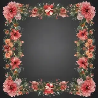 clipart borders flowers