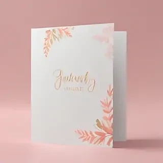 greeting card mockup