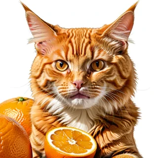 orange cat png