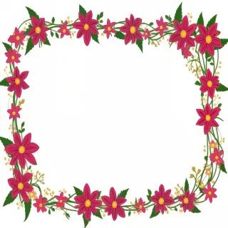 clipart borders flowers