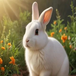 cute bunny background
