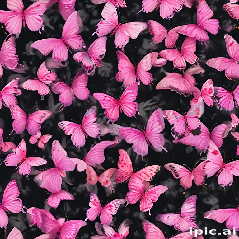 pink butterfly images