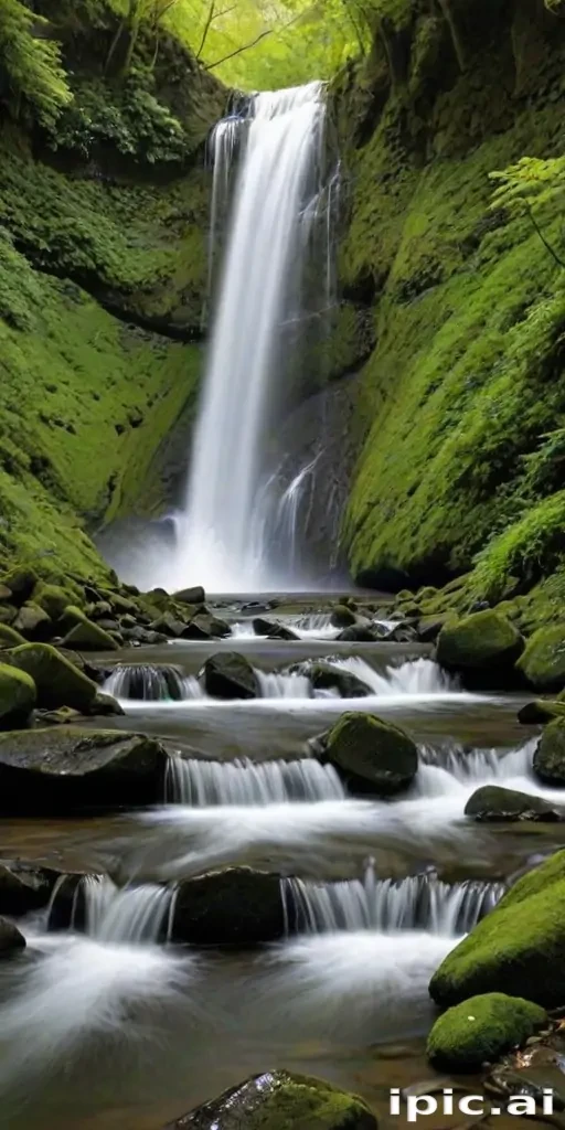 water fall wall paper